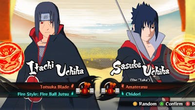 ITACHI vs SASUKE In NARUTO SHIPPUDEN Ultimate Ninja STORM 4