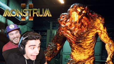 I CAN&#39;T HANDLE BEING CHASED BY THE BRUTE!!!! - Monstrum 2 Beta (feat.  TheGameSalmon)