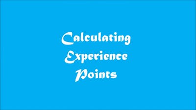 How to Calculate Experience