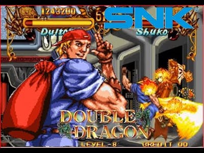 Double Dragon Neo Geo Level-8 Dulton No Lose Playthrough
