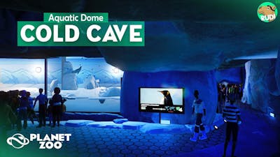 Underwater Cold Cave AQUATIC DOME Planet Zoo Aquatic Pack Speedbuild 06