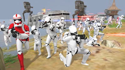 First Order Army D-DAY Beach Invasion! - Men of War: Star Wars Mod Battle Simulator