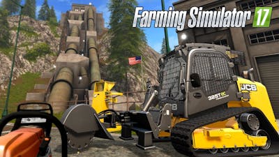 Farming Simulator 17 - Forestry JCB 325T  STIHL MS261 Chainsaw (JCB Stump Remover)
