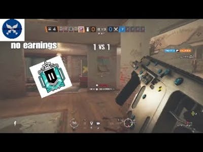R6 What it looks like to be a plat2 with &quot;no earning’s&quot; (Tom clancy&#39;s Rainbow six sige)