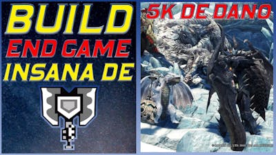 MONSTER HUNTER WORLD ICEBORNE: BUILD INSANA DE CHARGE BLADE (END GAME) PARA MATAR TUDO! 5K DE DANO!