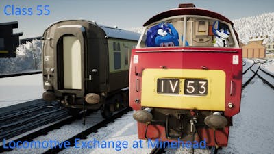 Locomotive Exchange at Minehead - Class 55 - Train Sim World 2020