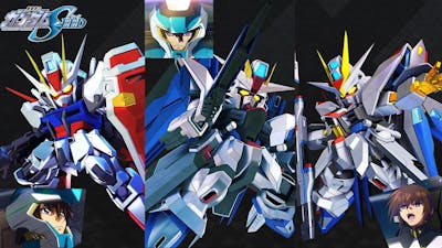 [SD Gundam Generation Cross Rays] Strike,Freedom,Strike Freedom Gundam [PC]