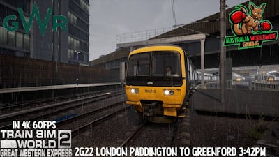 2G22 London Paddington To Greenford 3:42pm Great Western Express : Train Sim World 2