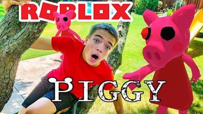 ROBLOX PIGGY In Real Life!  Piggy Trouble! | Steel Kids