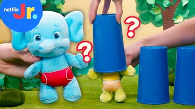 Mystery Cup Game! Find the Hiding Word Party Friend | Netflix Jr