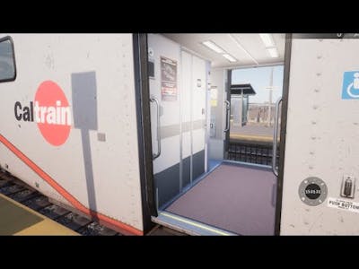 Train Sim World 2020 - CalTrain Bi-Level Passenger Car Tour