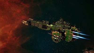 Salamanders vs Chaos - Skalgrim Mod - Massive Battle - Battlefleet Gothic Armada 2