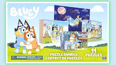 New Mega BLUEY Puzzle Bundle Set | 11 Awesome Bluey Puzzles | Disney Jr | ABC Kids