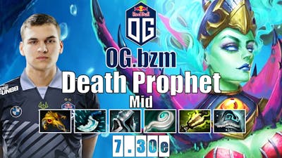 Death Prophet Mid | OG.bzm | HOW TO LANE AGAINST TINKER MID | 7.30e Gameplay Highlights