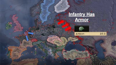 What if Infantry Had Armor? || HOI4 Time Lapse