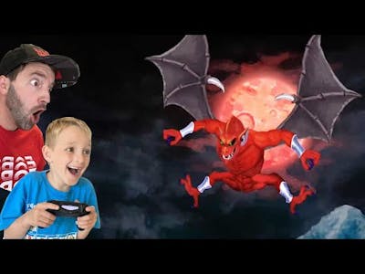 FATHER SON HAUNTED VIDEO GAME! / Ghost N Goblins Resurrection!