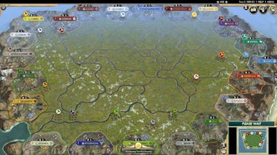 Civ 5 AI Only Timelapse: March of Empires