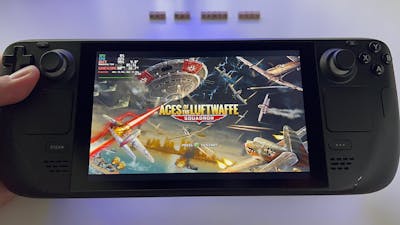 Aces of the Luftwaffe Squadron - Steam Deck handheld gameplay