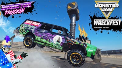 Monster Jam INSANE Crashes, Freestyle and High Speed Jumps | Wreckfest