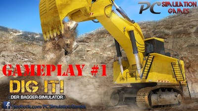 Dig it! A Digger Simulator Gameplay #1 Excavator XS