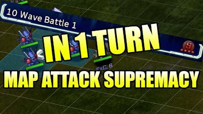 10 Wave Battle 1 in 1 Turn | Super Robot Wars 30 Gameplay