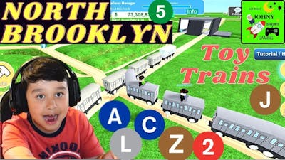 Johny Builds MTA North Brooklyn Subway Lines In Toy Train Simulator Train Tycoon