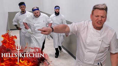 3 Chefs Kicked Out Over Raw Lamb | Hells Kitchen