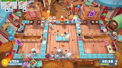 【overcooked2】 carnival of chaos 3-4 4players 4612
