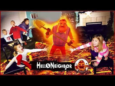 Hello Neighbor In REAL LIFE as Lava Monster GAME! | Floor is Lava Monster Hello Neighbor Game!