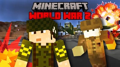 Modded Minecraft 5v5 World War 2 Team Battle