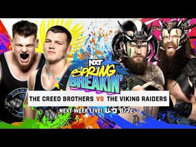 The Creed Brothers vs The Viking Raiders (Tag Team - Full Match Part 1/2)