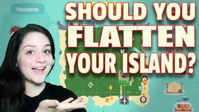 ACNH Should You Flatten Your Island?! + Design Ideas #acnhdesigns