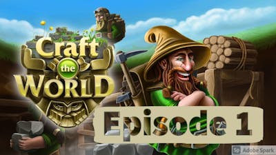 Lets Play | Craft the World | Episode 1 | Dwarf Survival Game