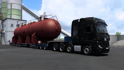 Oversized Load - Special transport DLC - ETS 2 Gameplay
