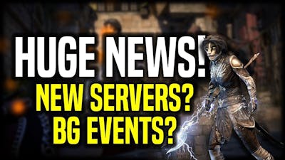 HUGE ESO PVP NEWS: New Servers? Battleground Events?