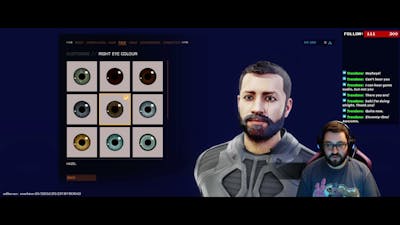 Space Sim Character creation done fast
