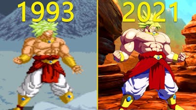 Evolution Of Broly In Games 1993-2021