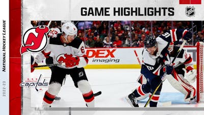 Devils @ Capitals 3/9 | NHL Highlights 2023