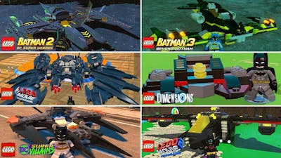 Batwing Evolution in LEGO Videogames (w/All DLC)