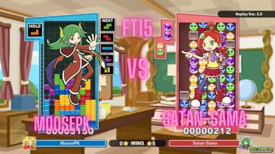 Puyo Puyo Tetris 2: Satan-Sama vs. MoosePK (FT15)