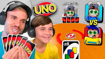 JOGUEI UNO NO ROBLOX - Família Brancoala Games