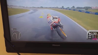The best time in FP2 in motogp 19 game