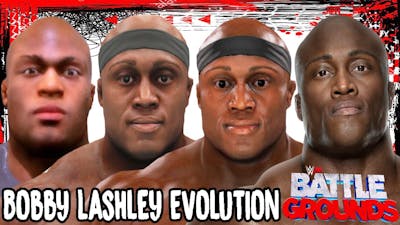 Bobby Lashley Ratings and Face Evolution (WWE SVR 2007 - WWE 2K Battlegrounds)