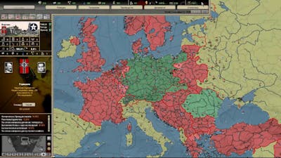 Germany vs neighbors [AI Timelapse] (Darkest Hour A Hearts of Iron Game)