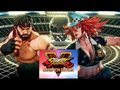Street Fighter V: Champion Edition Ryu vs Poison
