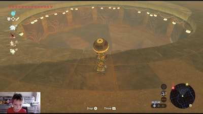 Trial 3 of EX Champion Urbosa&#39;s Song &quot;throw the orb underground&quot; walkthrough and Kihiro Moh Shrine