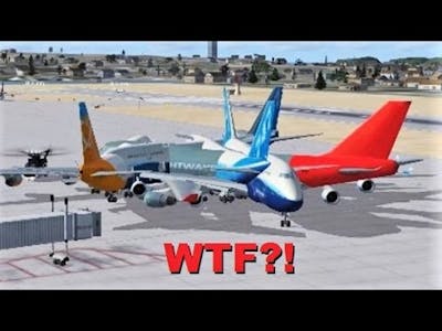 FSX Multiplayer Trolling: Angry Kid Tries Flying the Boeing 747! (Steam Edition)