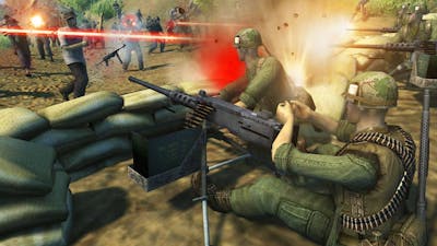 1,000 Viet Cong VS .50 CAL MG DEFENSE! - Men of War: Vietnam War Mod Battle Simulator