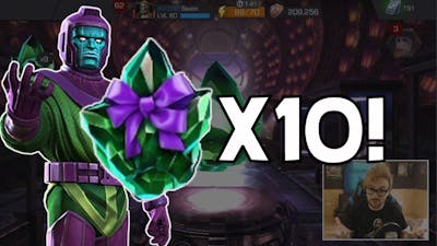 Opening 10x Greater Gifting Crystals! - Can We Get a 4 Star Kang? - Marvel Contest Of Champions