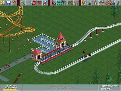Roller Coaster Tycoon Funny Moments #1